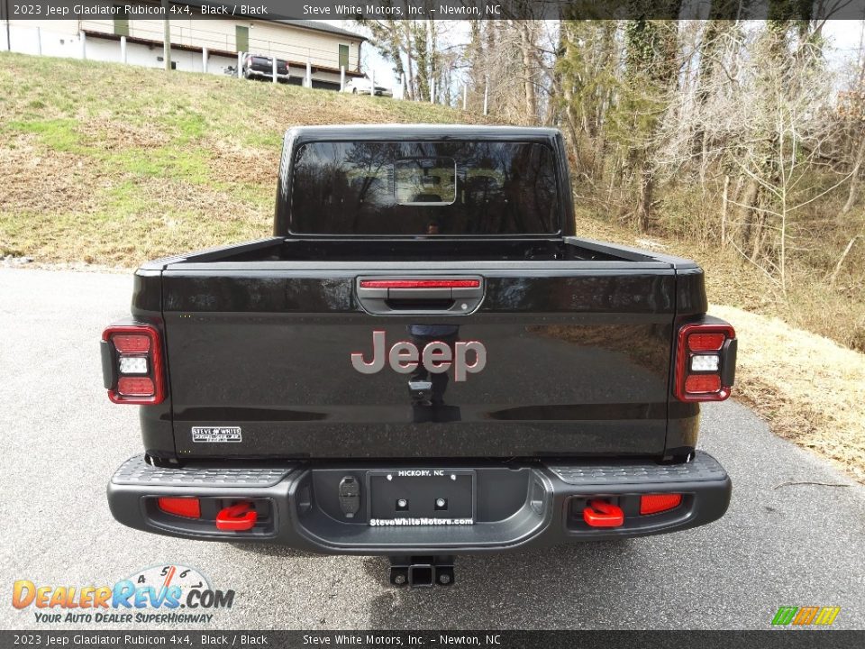 2023 Jeep Gladiator Rubicon 4x4 Black / Black Photo #7