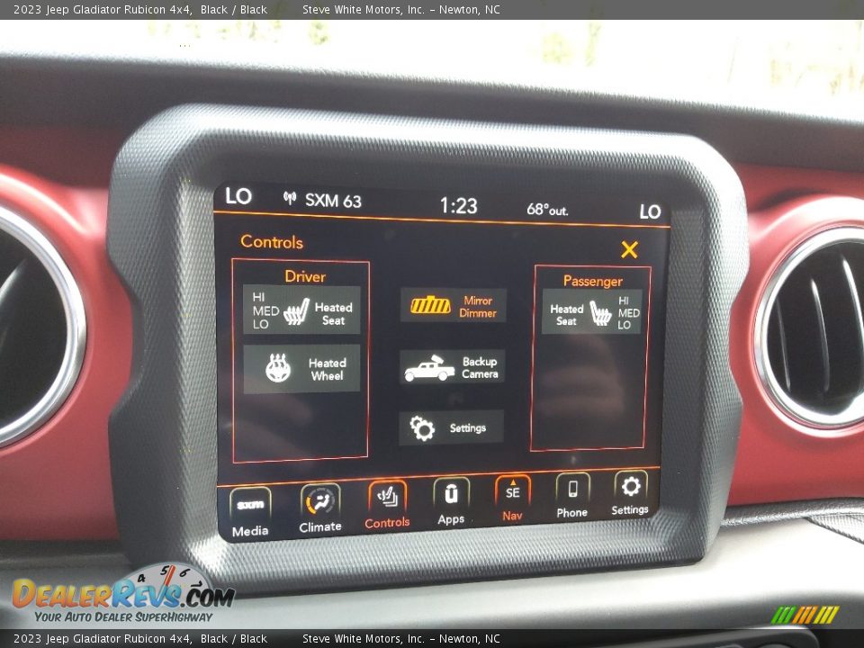 2023 Jeep Gladiator Rubicon 4x4 Black / Black Photo #25