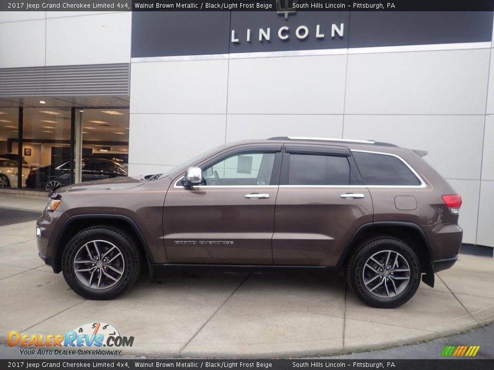 2017 Jeep Grand Cherokee Limited 4x4 Walnut Brown Metallic / Black/Light Frost Beige Photo #2