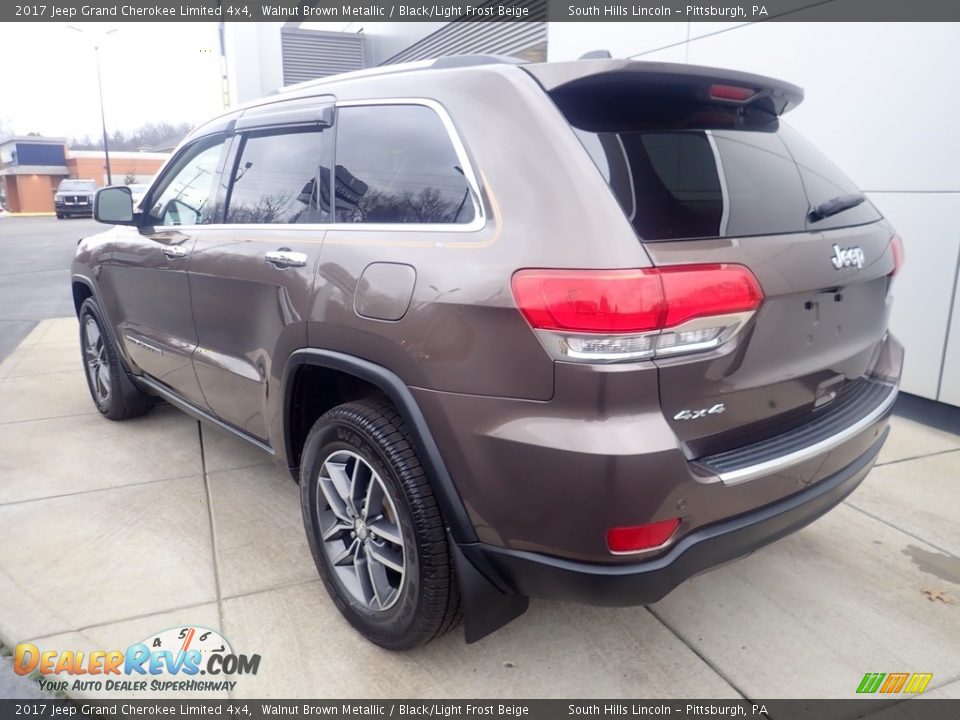 2017 Jeep Grand Cherokee Limited 4x4 Walnut Brown Metallic / Black/Light Frost Beige Photo #3