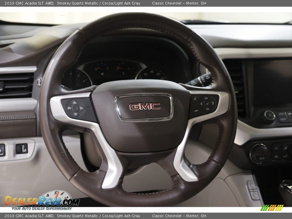 2019 GMC Acadia SLT AWD Steering Wheel Photo #7