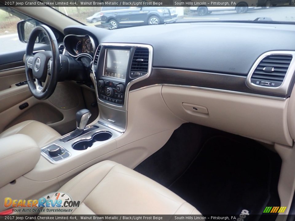 2017 Jeep Grand Cherokee Limited 4x4 Walnut Brown Metallic / Black/Light Frost Beige Photo #12