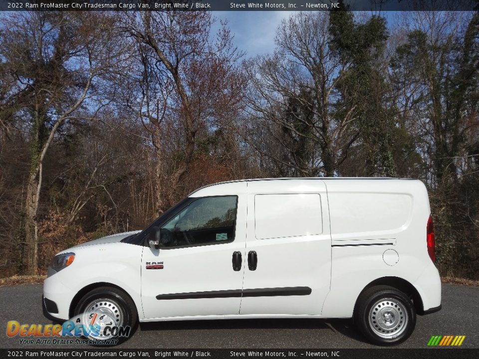 2022 Ram ProMaster City Tradesman Cargo Van Bright White / Black Photo #1