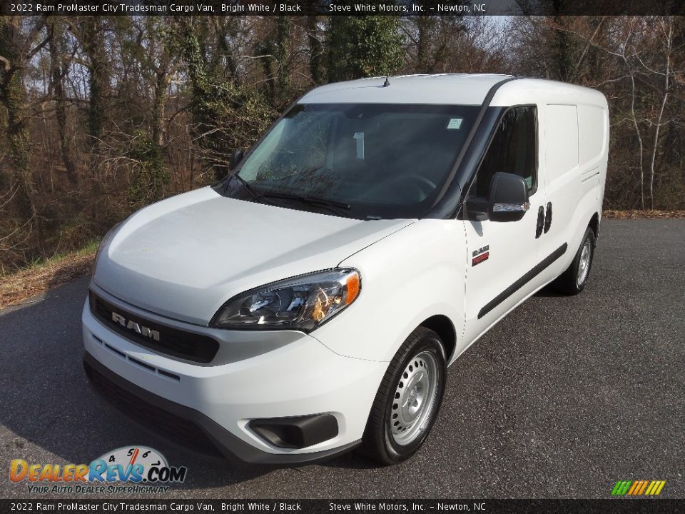 2022 Ram ProMaster City Tradesman Cargo Van Bright White / Black Photo #2