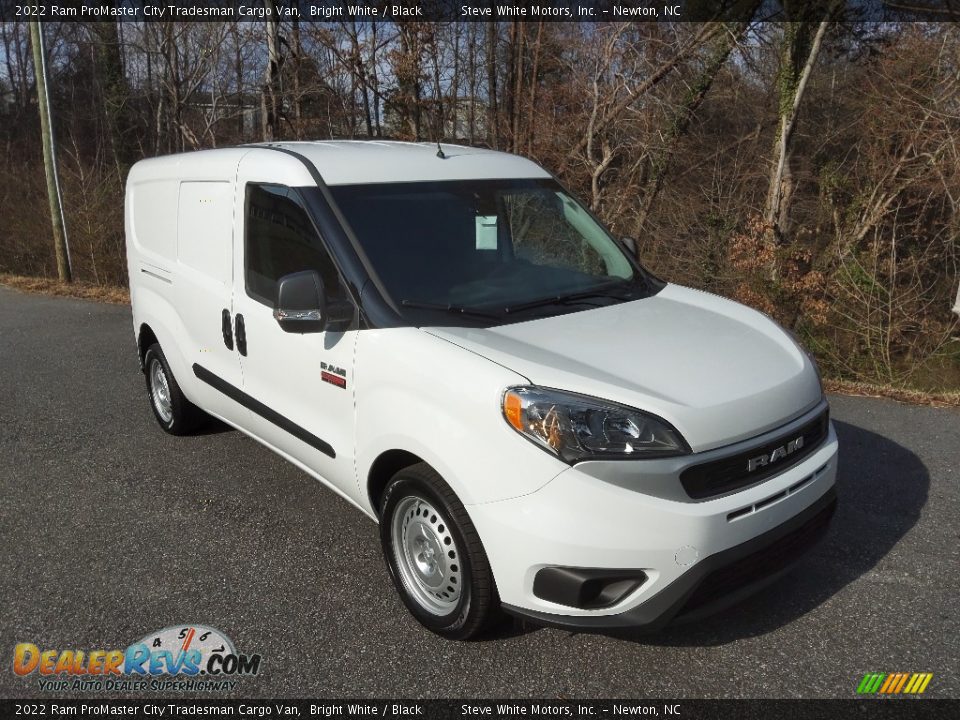 2022 Ram ProMaster City Tradesman Cargo Van Bright White / Black Photo #4