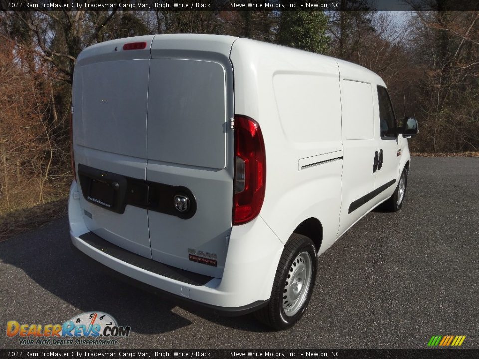 2022 Ram ProMaster City Tradesman Cargo Van Bright White / Black Photo #6