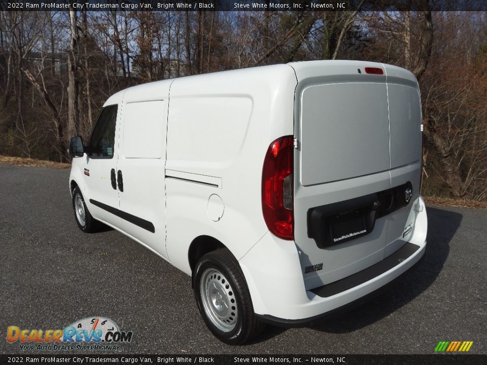 2022 Ram ProMaster City Tradesman Cargo Van Bright White / Black Photo #8