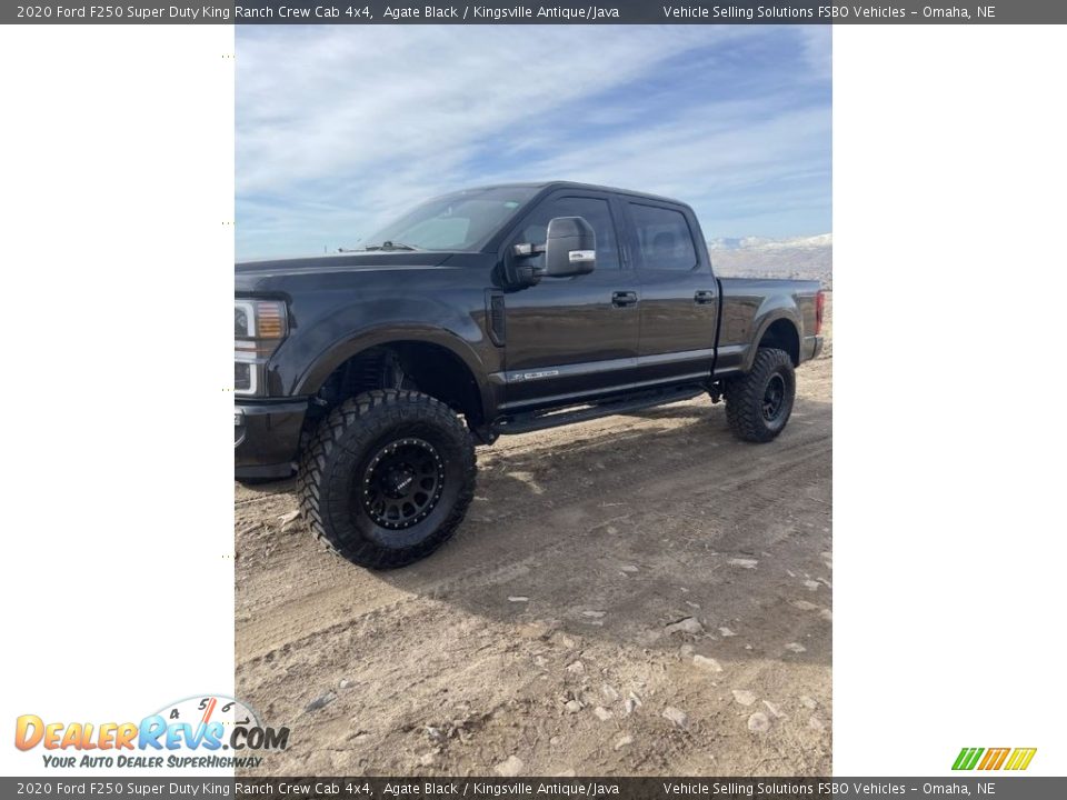 2020 Ford F250 Super Duty King Ranch Crew Cab 4x4 Agate Black / Kingsville Antique/Java Photo #1