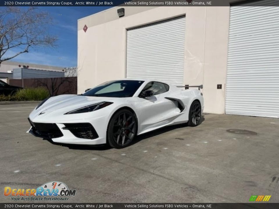 2020 Chevrolet Corvette Stingray Coupe Arctic White / Jet Black Photo #2