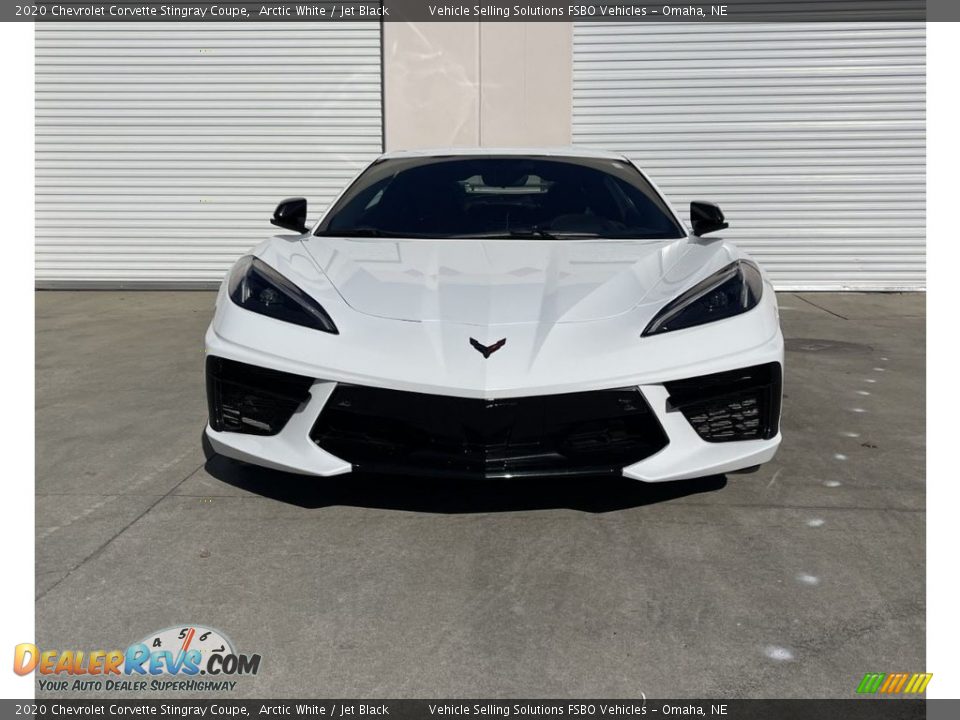 2020 Chevrolet Corvette Stingray Coupe Arctic White / Jet Black Photo #3