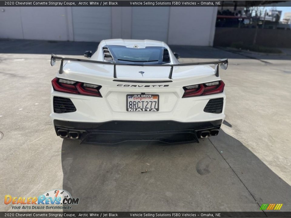 2020 Chevrolet Corvette Stingray Coupe Arctic White / Jet Black Photo #4