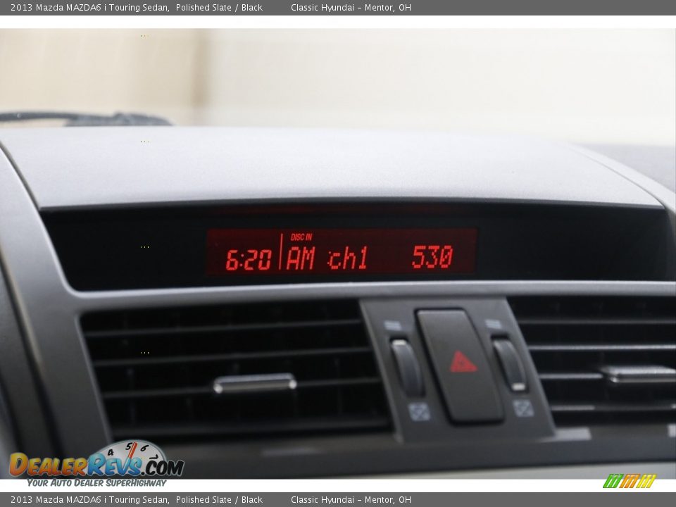 2013 Mazda MAZDA6 i Touring Sedan Polished Slate / Black Photo #10