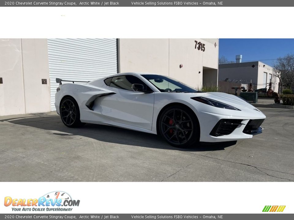 2020 Chevrolet Corvette Stingray Coupe Arctic White / Jet Black Photo #7