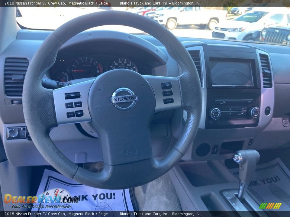 2018 Nissan Frontier SV Crew Cab Steering Wheel Photo #16