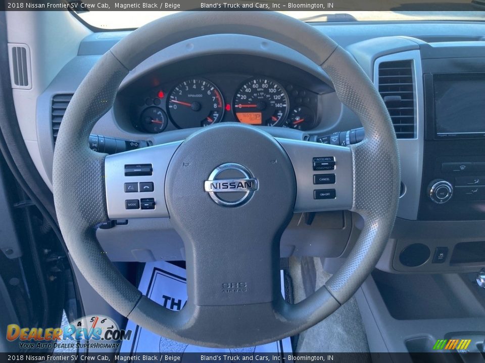 2018 Nissan Frontier SV Crew Cab Steering Wheel Photo #18