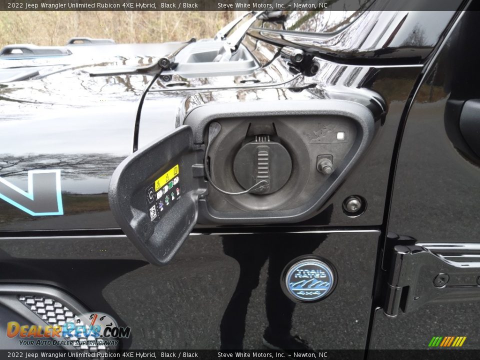 2022 Jeep Wrangler Unlimited Rubicon 4XE Hybrid Black / Black Photo #4