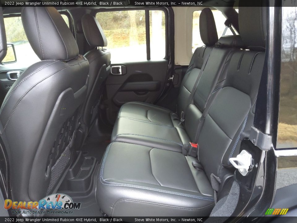 Rear Seat of 2022 Jeep Wrangler Unlimited Rubicon 4XE Hybrid Photo #16