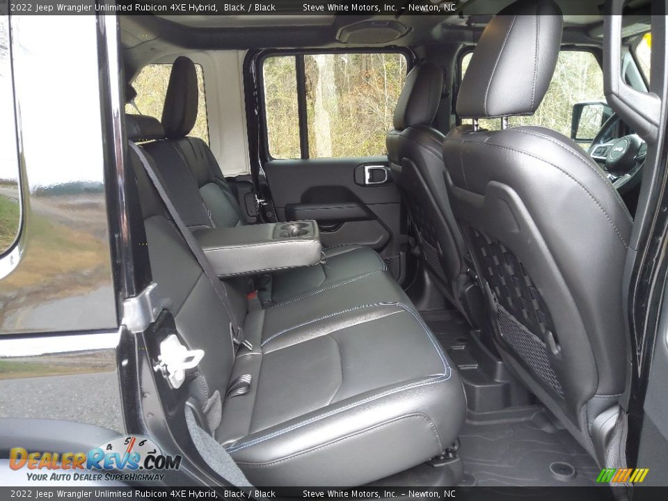 Rear Seat of 2022 Jeep Wrangler Unlimited Rubicon 4XE Hybrid Photo #19