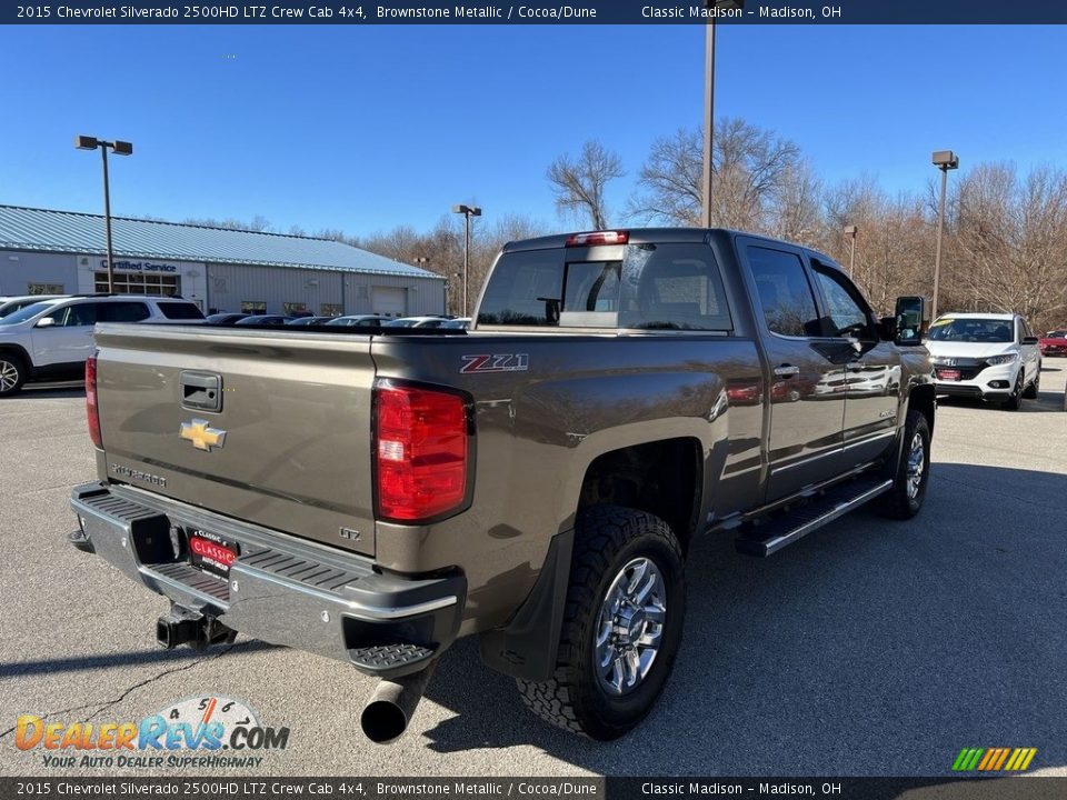 2015 Chevrolet Silverado 2500HD LTZ Crew Cab 4x4 Brownstone Metallic / Cocoa/Dune Photo #3
