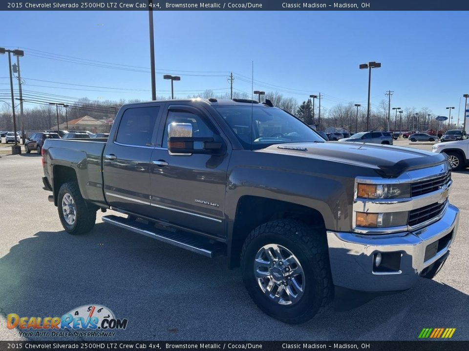 2015 Chevrolet Silverado 2500HD LTZ Crew Cab 4x4 Brownstone Metallic / Cocoa/Dune Photo #4