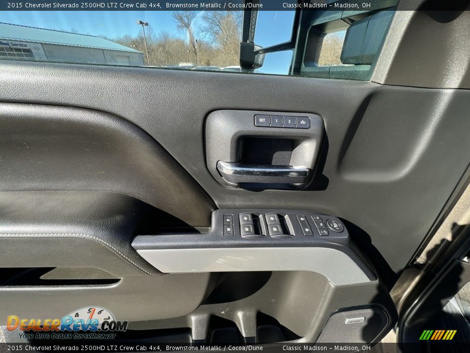 2015 Chevrolet Silverado 2500HD LTZ Crew Cab 4x4 Brownstone Metallic / Cocoa/Dune Photo #8