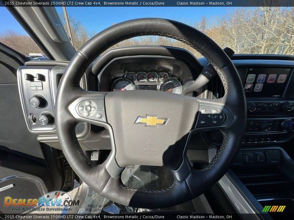 2015 Chevrolet Silverado 2500HD LTZ Crew Cab 4x4 Brownstone Metallic / Cocoa/Dune Photo #9