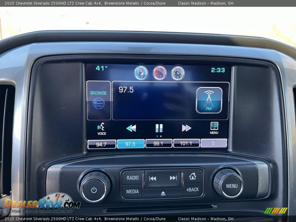 2015 Chevrolet Silverado 2500HD LTZ Crew Cab 4x4 Brownstone Metallic / Cocoa/Dune Photo #11