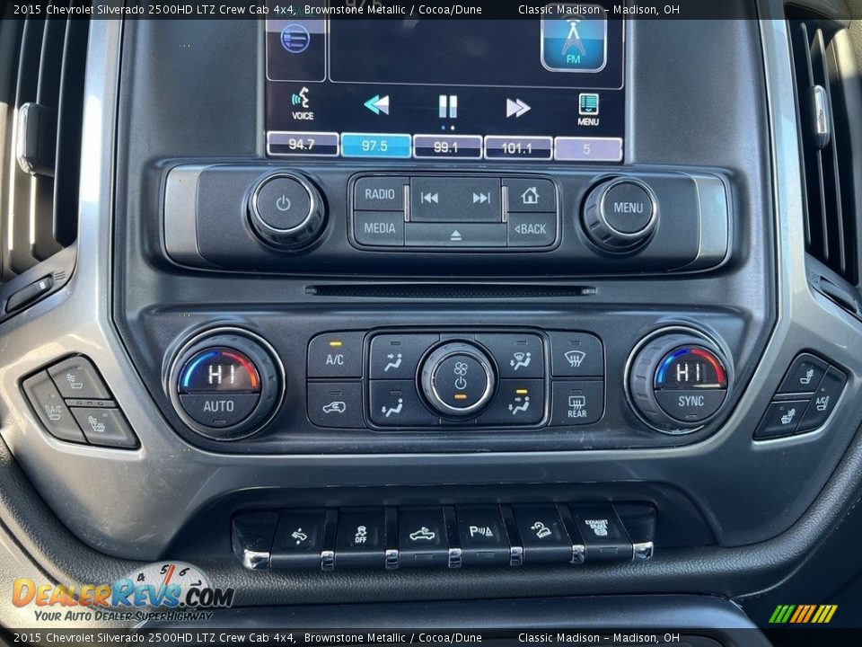 2015 Chevrolet Silverado 2500HD LTZ Crew Cab 4x4 Brownstone Metallic / Cocoa/Dune Photo #13
