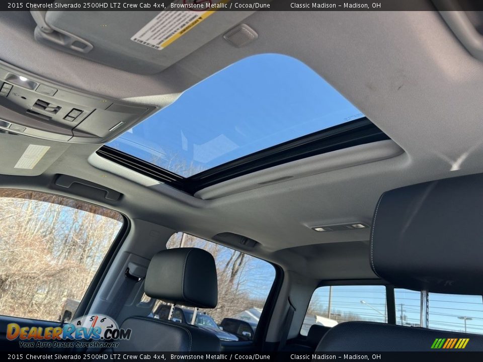 2015 Chevrolet Silverado 2500HD LTZ Crew Cab 4x4 Brownstone Metallic / Cocoa/Dune Photo #16