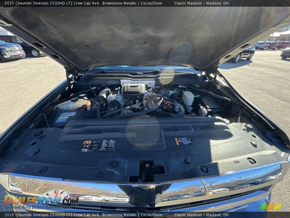 2015 Chevrolet Silverado 2500HD LTZ Crew Cab 4x4 Brownstone Metallic / Cocoa/Dune Photo #20