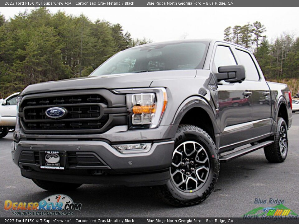 2023 Ford F150 XLT SuperCrew 4x4 Carbonized Gray Metallic / Black Photo #1