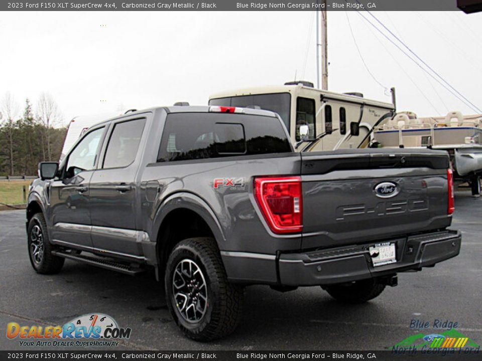 2023 Ford F150 XLT SuperCrew 4x4 Carbonized Gray Metallic / Black Photo #3