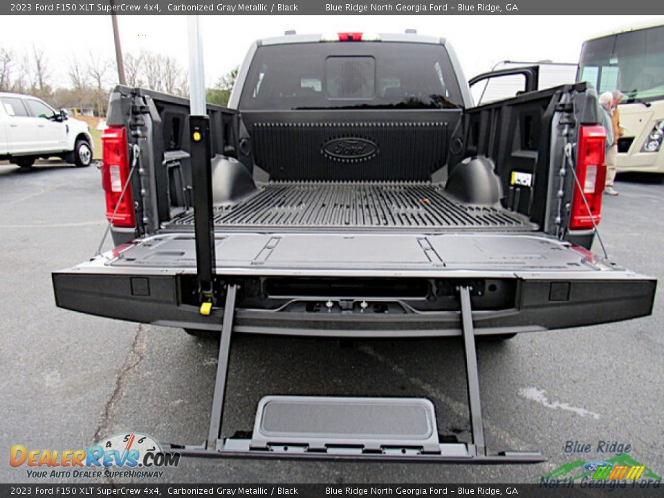 2023 Ford F150 XLT SuperCrew 4x4 Carbonized Gray Metallic / Black Photo #13