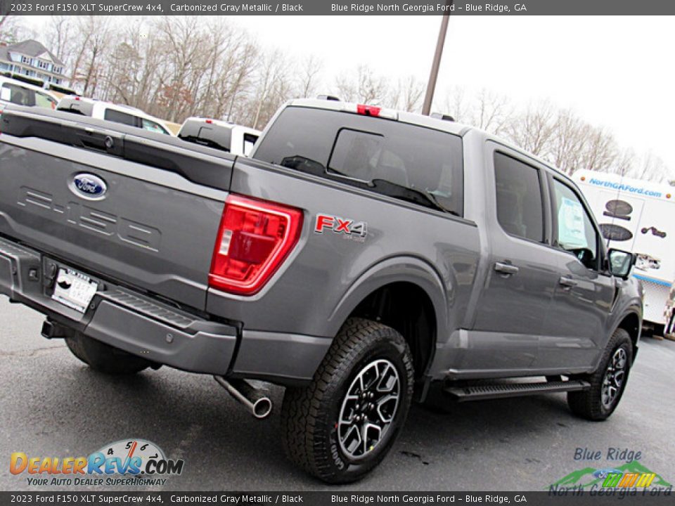 2023 Ford F150 XLT SuperCrew 4x4 Carbonized Gray Metallic / Black Photo #29