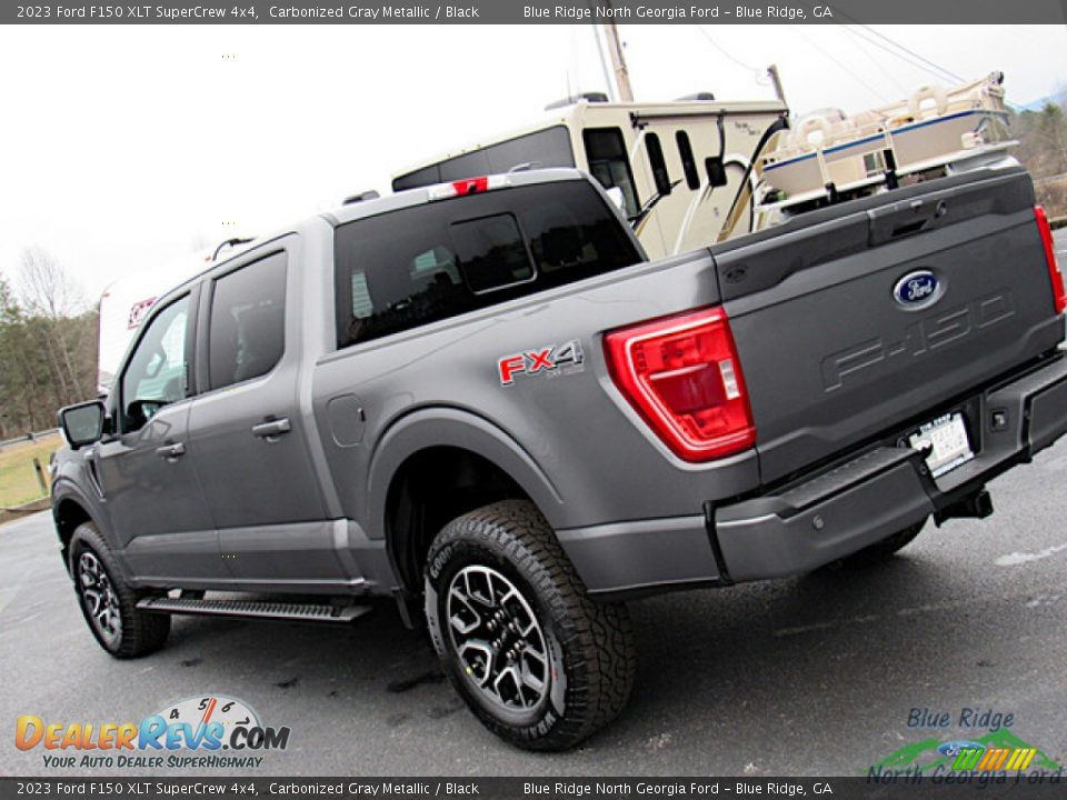2023 Ford F150 XLT SuperCrew 4x4 Carbonized Gray Metallic / Black Photo #30