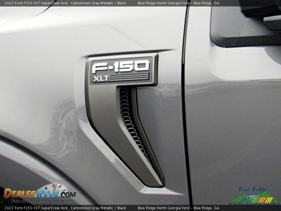 2023 Ford F150 XLT SuperCrew 4x4 Carbonized Gray Metallic / Black Photo #31