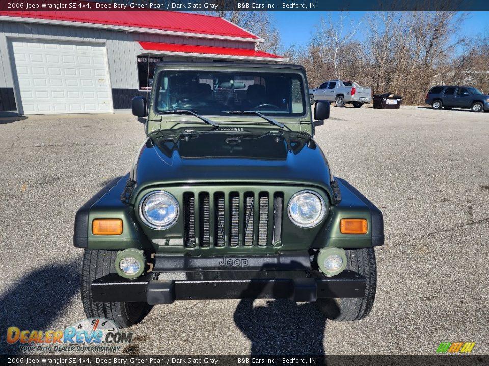 2006 Jeep Wrangler SE 4x4 Deep Beryl Green Pearl / Dark Slate Gray Photo #3