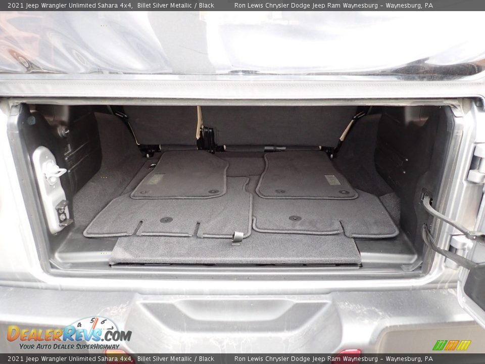 2021 Jeep Wrangler Unlimited Sahara 4x4 Billet Silver Metallic / Black Photo #5