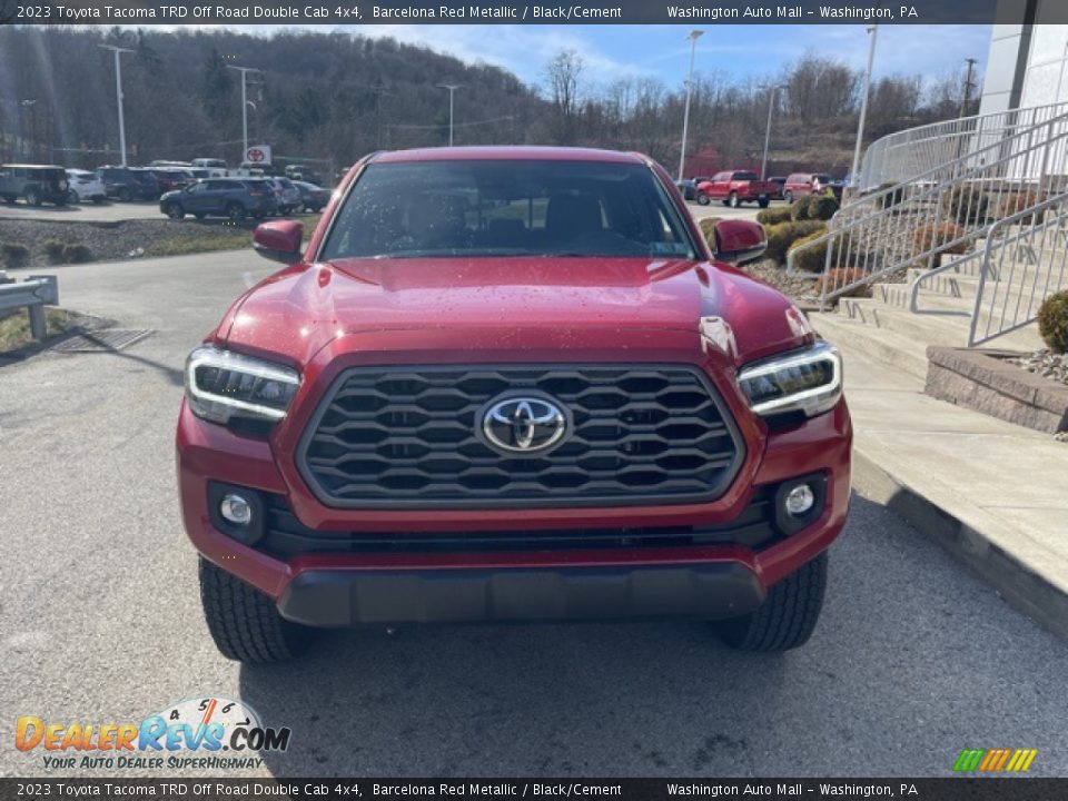 2023 Toyota Tacoma TRD Off Road Double Cab 4x4 Barcelona Red Metallic / Black/Cement Photo #6
