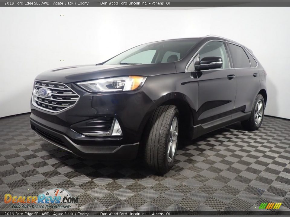 2019 Ford Edge SEL AWD Agate Black / Ebony Photo #8