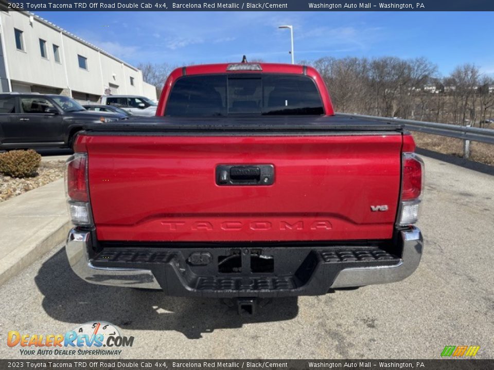 2023 Toyota Tacoma TRD Off Road Double Cab 4x4 Barcelona Red Metallic / Black/Cement Photo #8