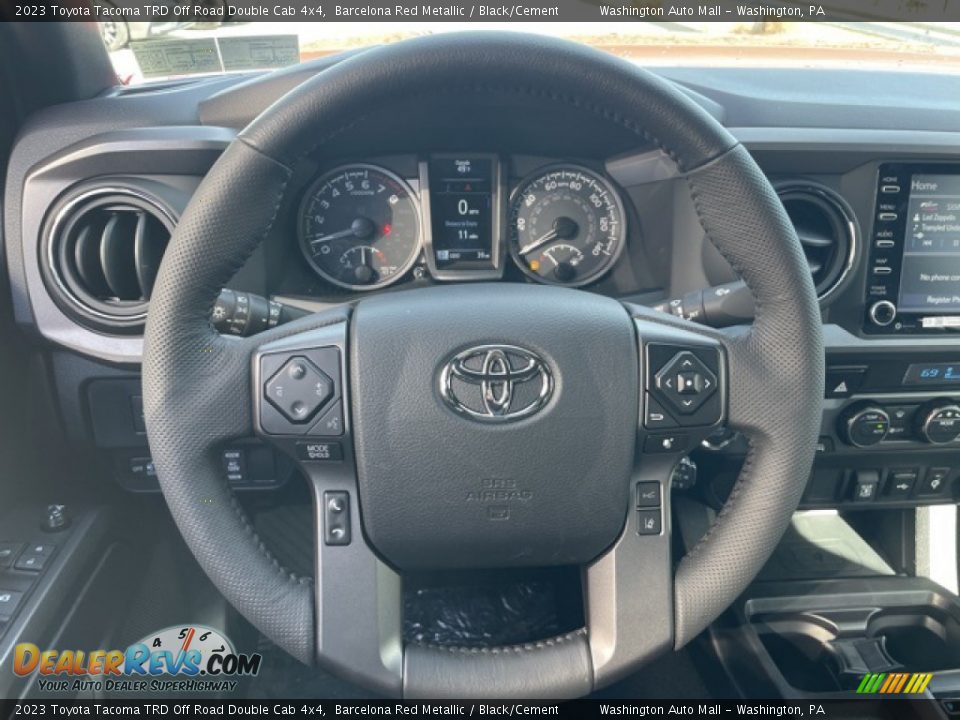 2023 Toyota Tacoma TRD Off Road Double Cab 4x4 Steering Wheel Photo #10
