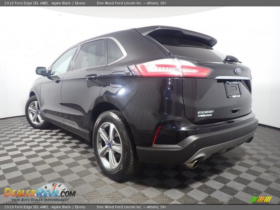 2019 Ford Edge SEL AWD Agate Black / Ebony Photo #11