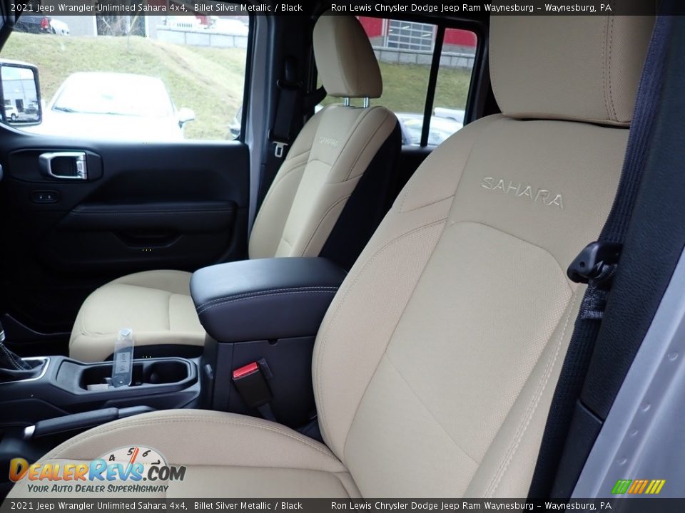 2021 Jeep Wrangler Unlimited Sahara 4x4 Billet Silver Metallic / Black Photo #11