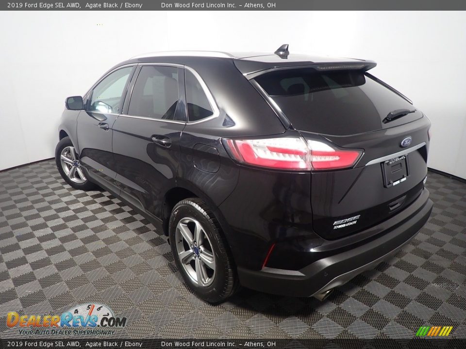 2019 Ford Edge SEL AWD Agate Black / Ebony Photo #12