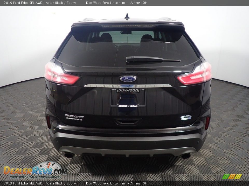 2019 Ford Edge SEL AWD Agate Black / Ebony Photo #13
