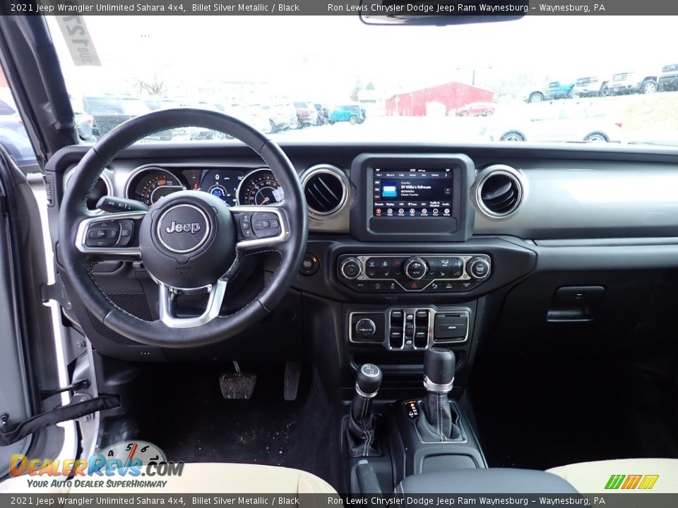 2021 Jeep Wrangler Unlimited Sahara 4x4 Billet Silver Metallic / Black Photo #13