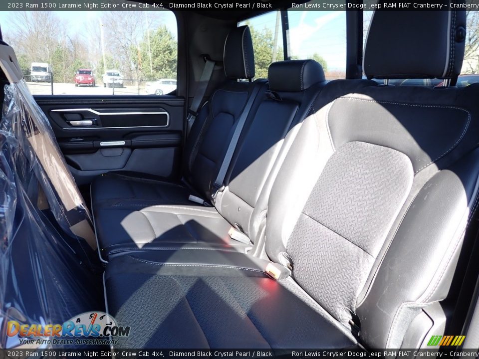 2023 Ram 1500 Laramie Night Edition Crew Cab 4x4 Diamond Black Crystal Pearl / Black Photo #13