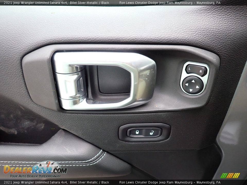 2021 Jeep Wrangler Unlimited Sahara 4x4 Billet Silver Metallic / Black Photo #14