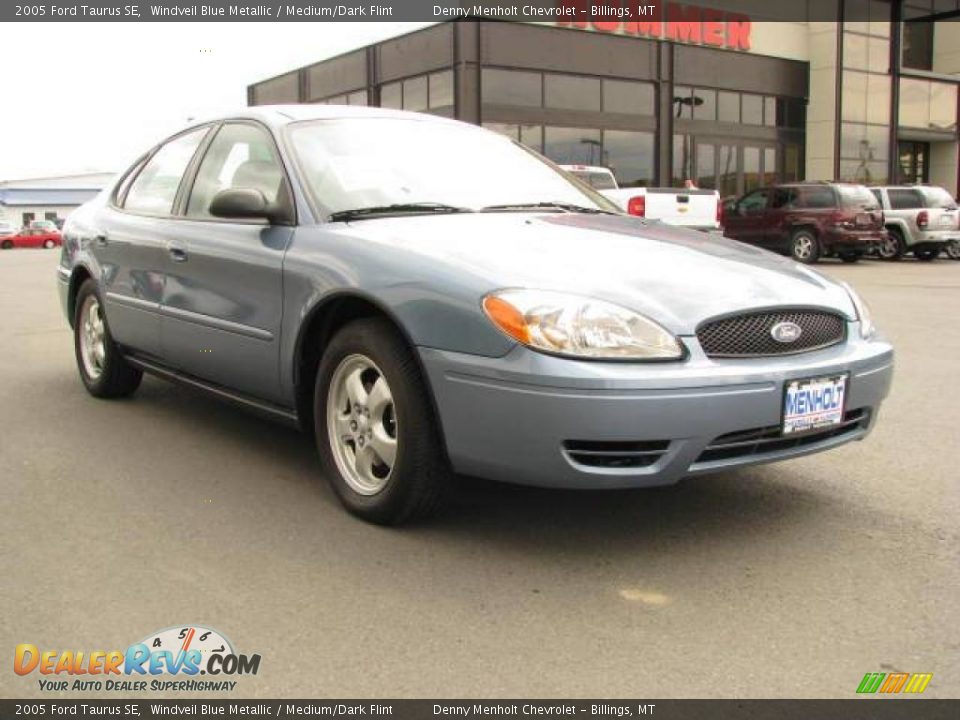 2005 Ford Taurus SE Windveil Blue Metallic / Medium/Dark Flint Photo #3